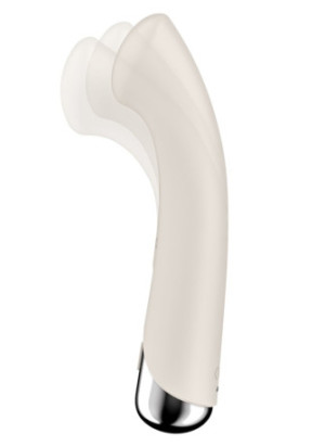 Vibromasseur point G tête rotative blanc USB Spinning g-spot 1 Satisfyer - CC597857